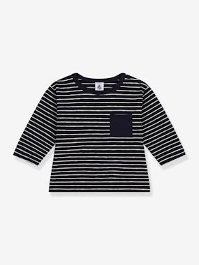 Baby-T-shirts & Roll Neck T-Shirts-PETIT BATEAU baby's long-sleeved T-shirt in fine jersey