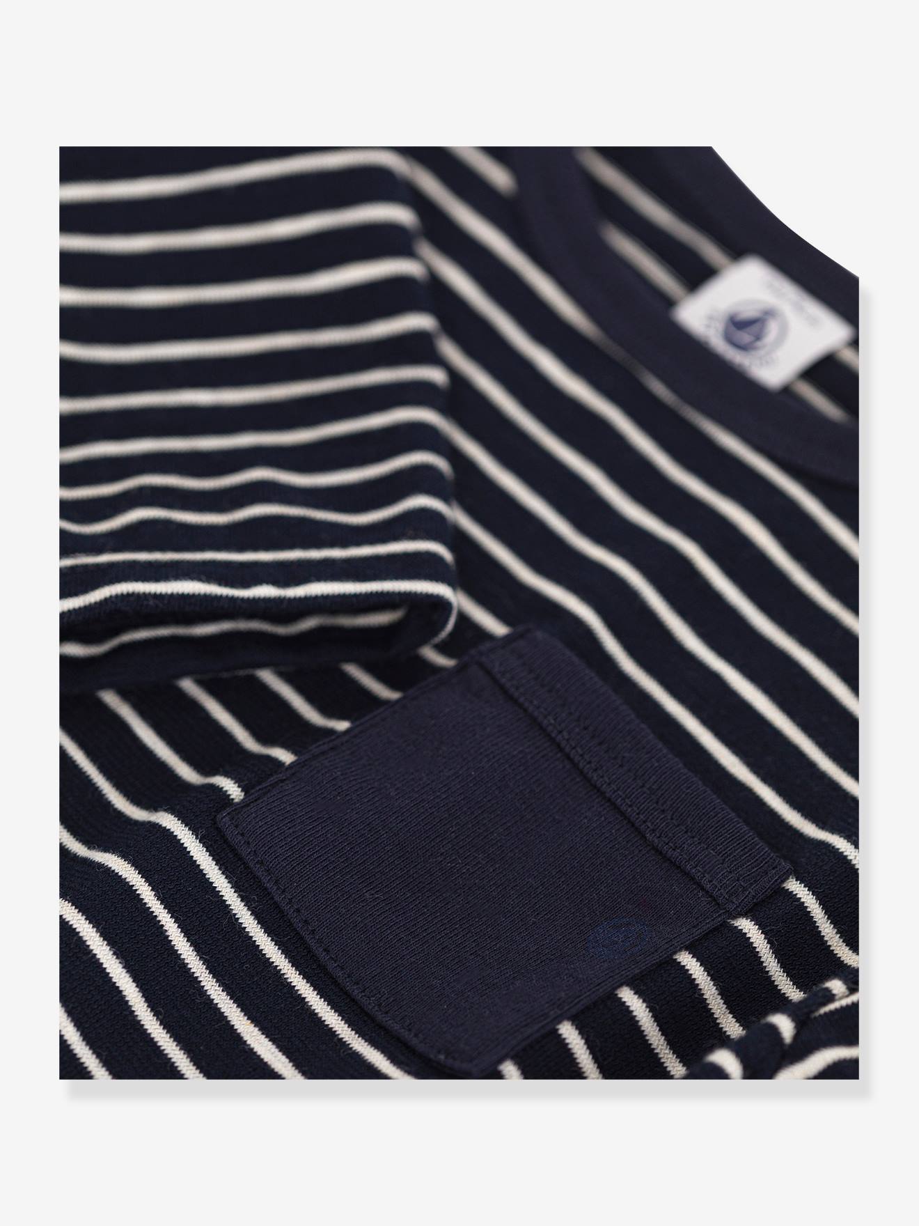 PETIT BATEAU baby's long-sleeved T-shirt in fine jersey