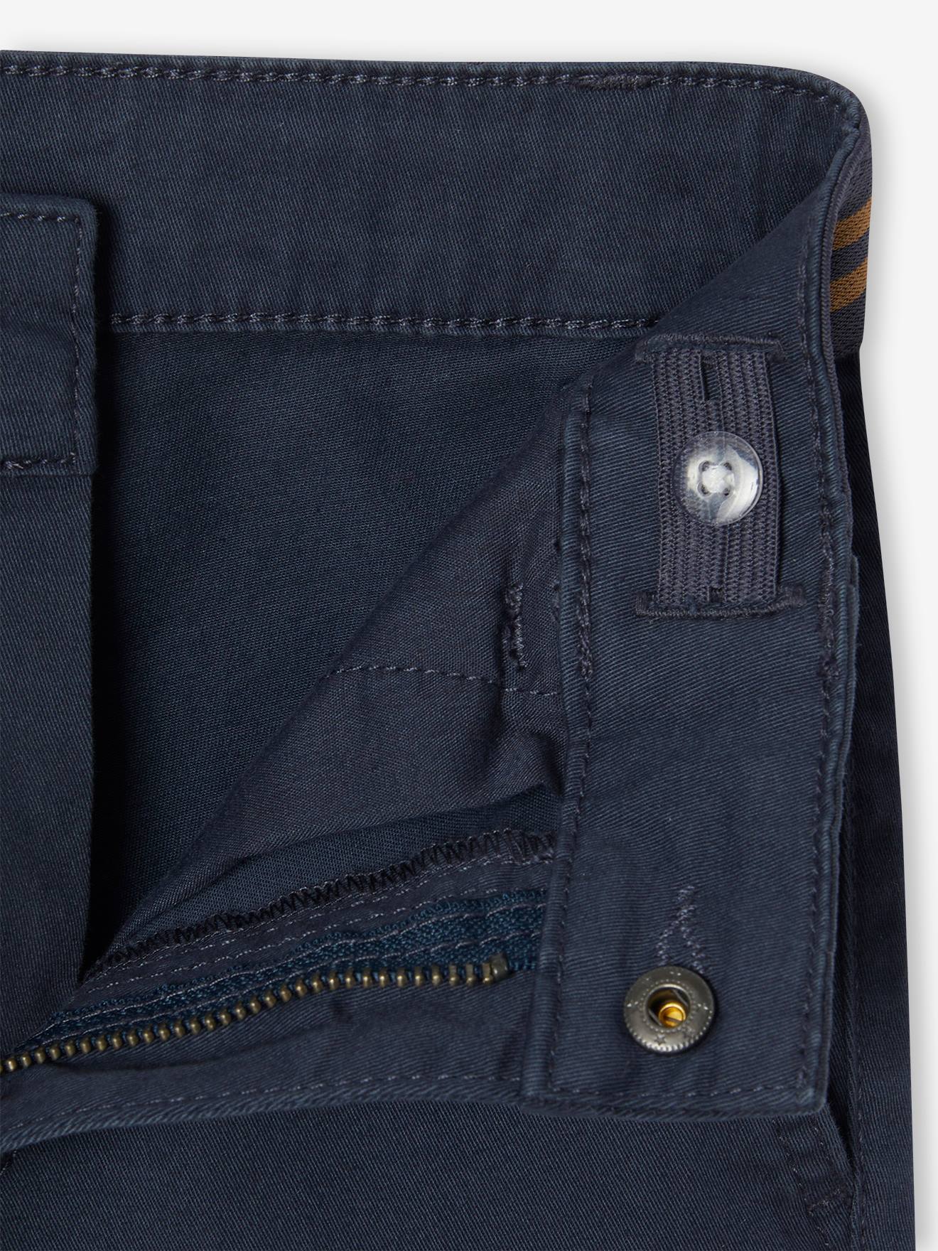 Pantalon Enfant Ajustable Jean Droit Garçon VERTBAUDET MorphologiK - Tour De Hanches Medium, Délavage Waterless Jean écologique Waterless