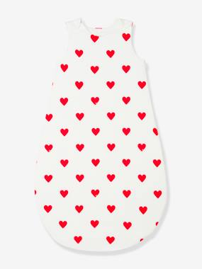 Bedding & Decor-Baby Bedding-Sleepbags-Sleepbag with hearts in cotton PETIT BATEAU