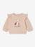 Sweatshirt & Trousers Combo for Babies 6308+ecru+marl beige+pale pink+rose - vertbaudet enfant 