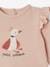 Sweatshirt & Trousers Combo for Babies 6308+ecru+marl beige+pale pink+rose - vertbaudet enfant 