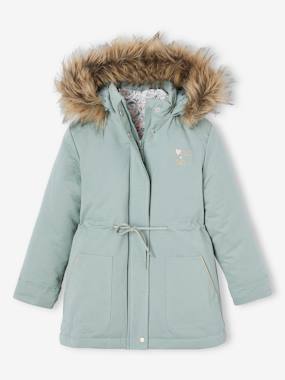 Girls-3-in-1 Parka with Hood for Girls