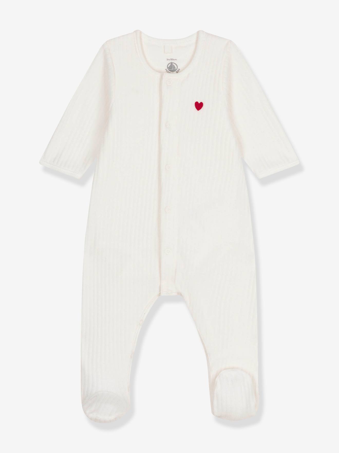 PETIT BATEAU bodysuit white, Baby