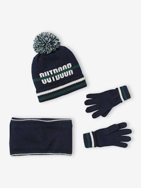 Boys-Accessories-Beanie + Snood + Gloves Set for Boys