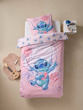 Linge de lit & Déco-Linge de lit enfant-Housse de couette-Parure enfant housse de couette + taie d'oreiller Stitch