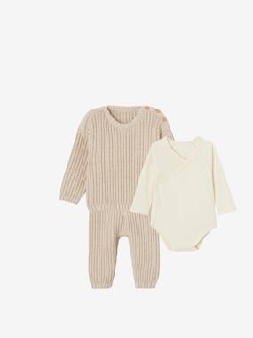 Baby-3-Piece Unisex Combo for Newborn Babies