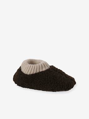 Chaussons en sherpa enfant  - vertbaudet enfant