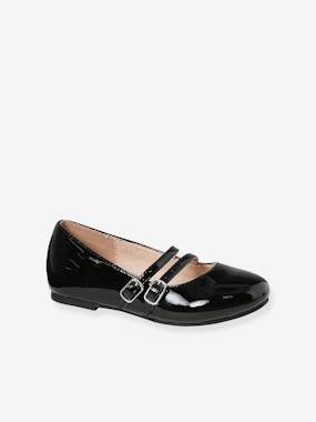 Shoes-Ballerina Pumps with Two Straps