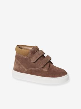 Shoes-Boys Footwear-Hook-&-Loop Trainers in Leather for Boys