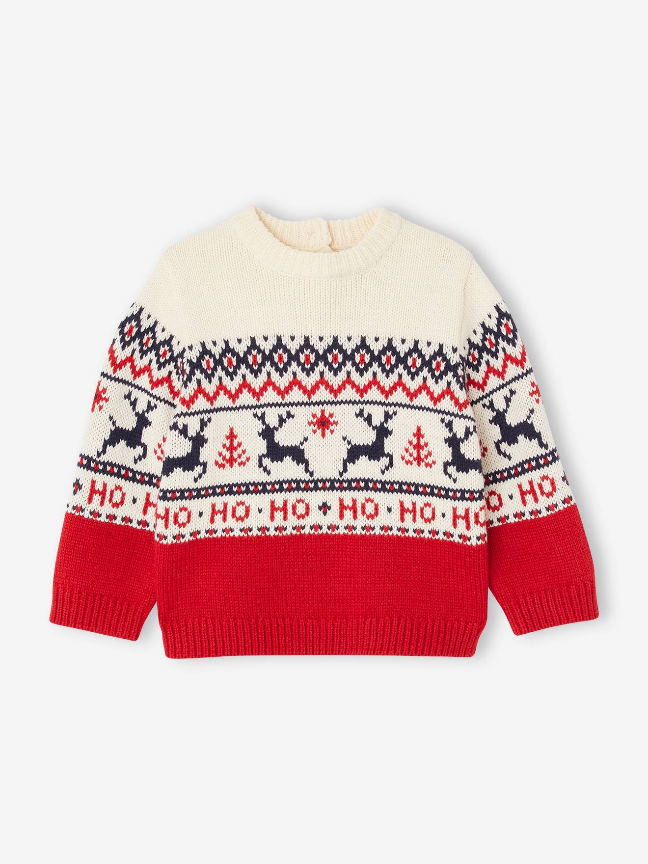 Christmas Jacquard Jumper for Babies, Family Capsule Collection