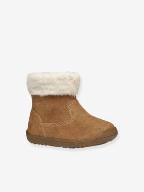 Shoes-Baby Footwear-Baby Girl Walking-B Macchia Girl B464PC GEOX®  fur-lined boots