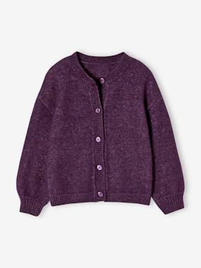 Girls-Cardigans, Jumpers & Sweatshirts-Soft Knit Cardigan for Girls