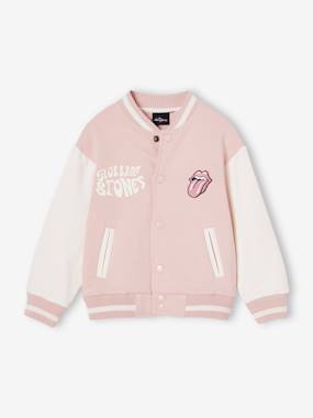 Girls-Coats & Jackets-Rolling Stones bomber jacket for girls