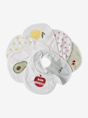 Nursery-Vertbaudet Pack of 7 Newborn Bibs