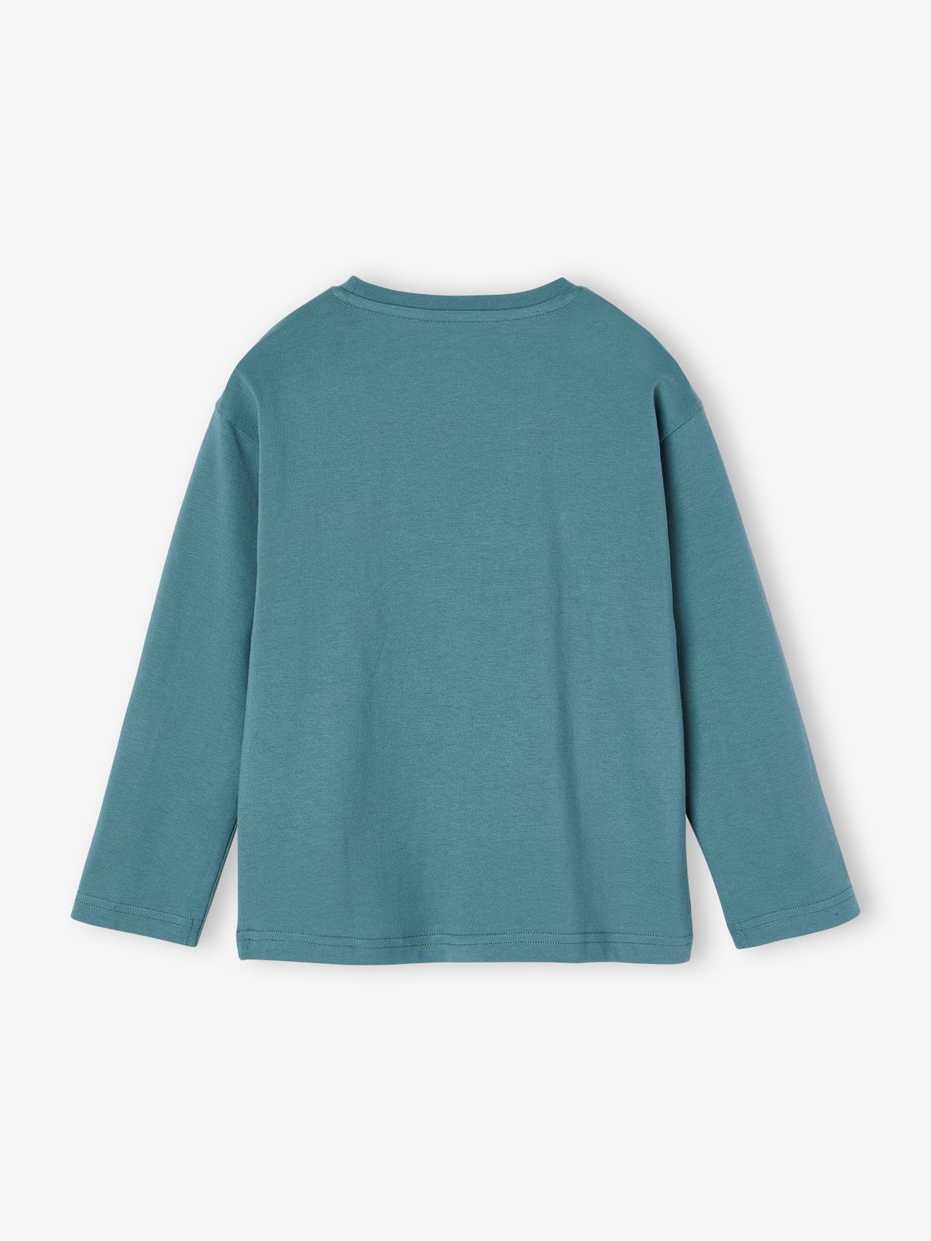 Sweat à Capuche Bleu à Sequins Fusée Garçon