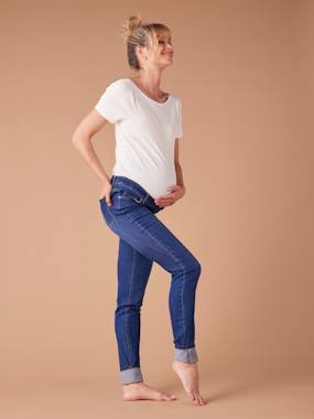 Vêtements de grossesse-Pantalon-Jean skinny de grossesse ENVIE DE FRAISE