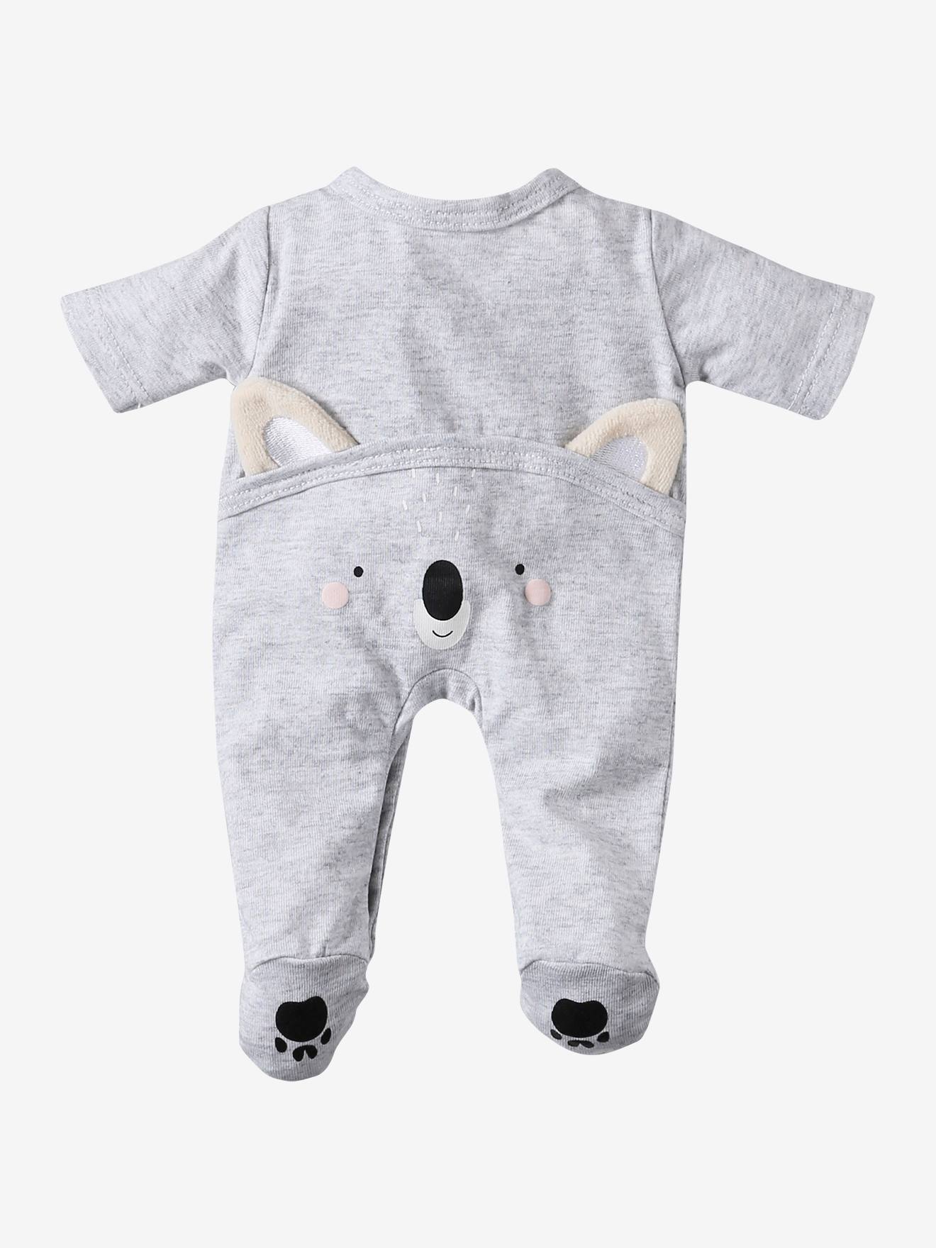 Koala Pyjamas for 30 33 cm 36 cm Dolls grey Toys