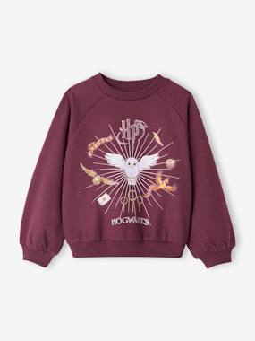 HARRY POTTER® girls' sweatshirt with Hedwig motif and glitter details  - vertbaudet enfant