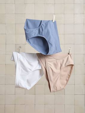 Maternity-Pack of 3 Seamless Shorties in Microfibre for Maternity