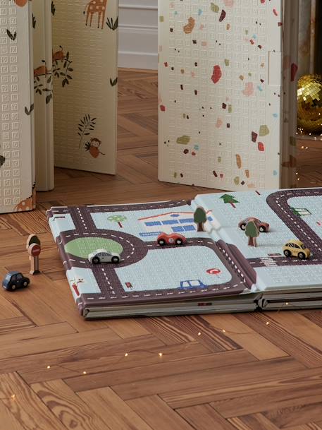 Garage En Bois 3 Niveaux En Bois FSC® Multicolore