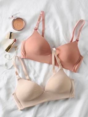 Maternity-Lingerie-Pack of 2 Maternity & Nursing Special Bras in Microfibre & Lace