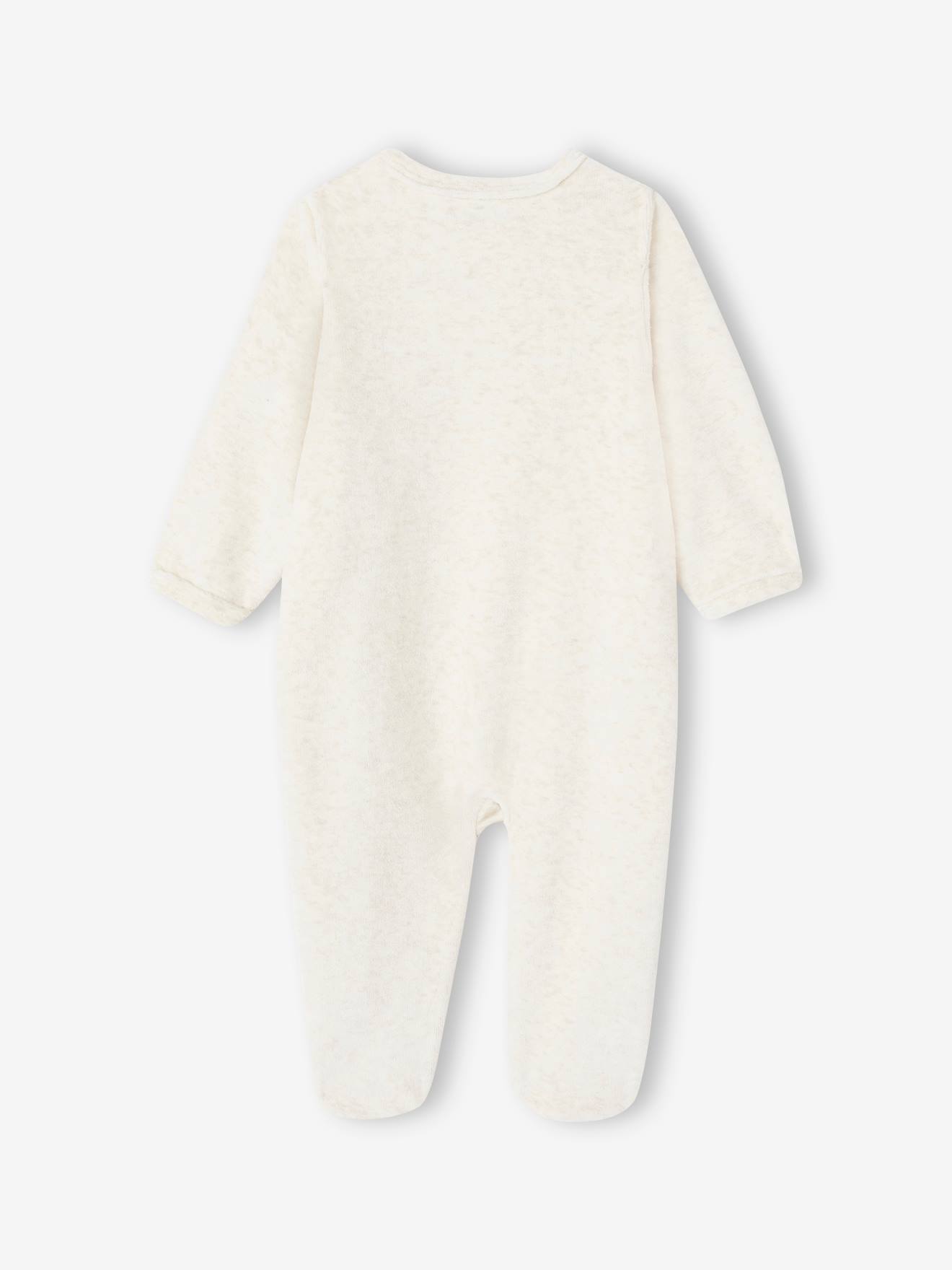Lot De 3 Pyjamas Bébé Garçon En Velours - Thème Marin - Taille 6 Mois (67 Cm) - Bleu Nuit - 11