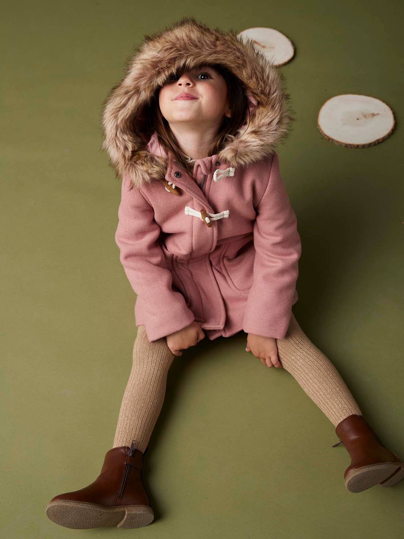 ジャケット・アウター Her lip to Faux Fur Hoodie Duffle Coat