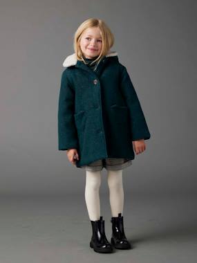 -Coat with Hood for Girls