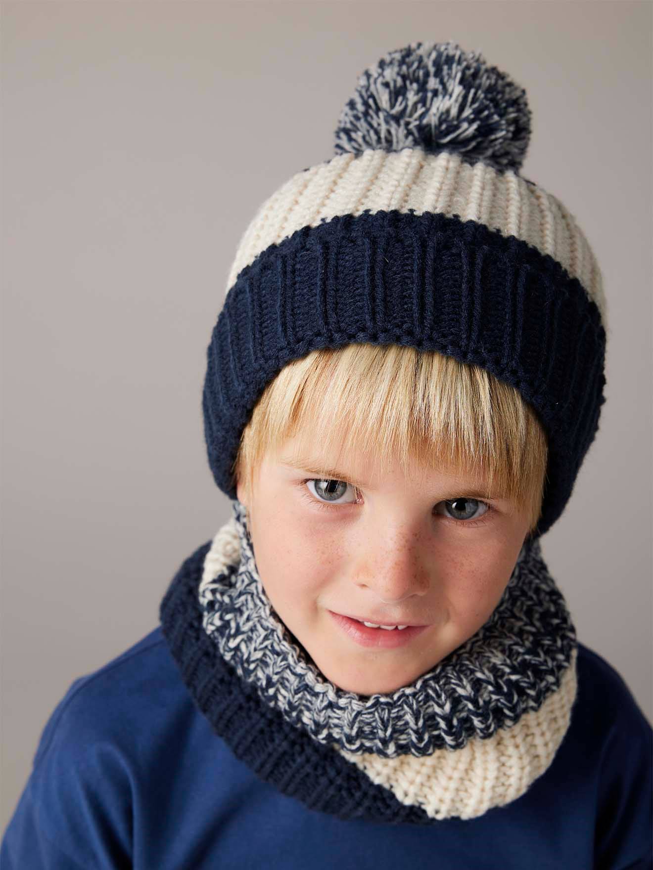 Kinderen Winter Beanie Sjaal Handschoenen Set - Warme Fleece Gevoerde Hoed Nekwarmer Voor Leeftijden 3 8 Jaar