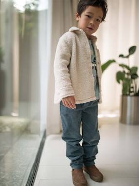 Boys-Trousers-Corduroy Trousers, Easy to Slip On, for Boys