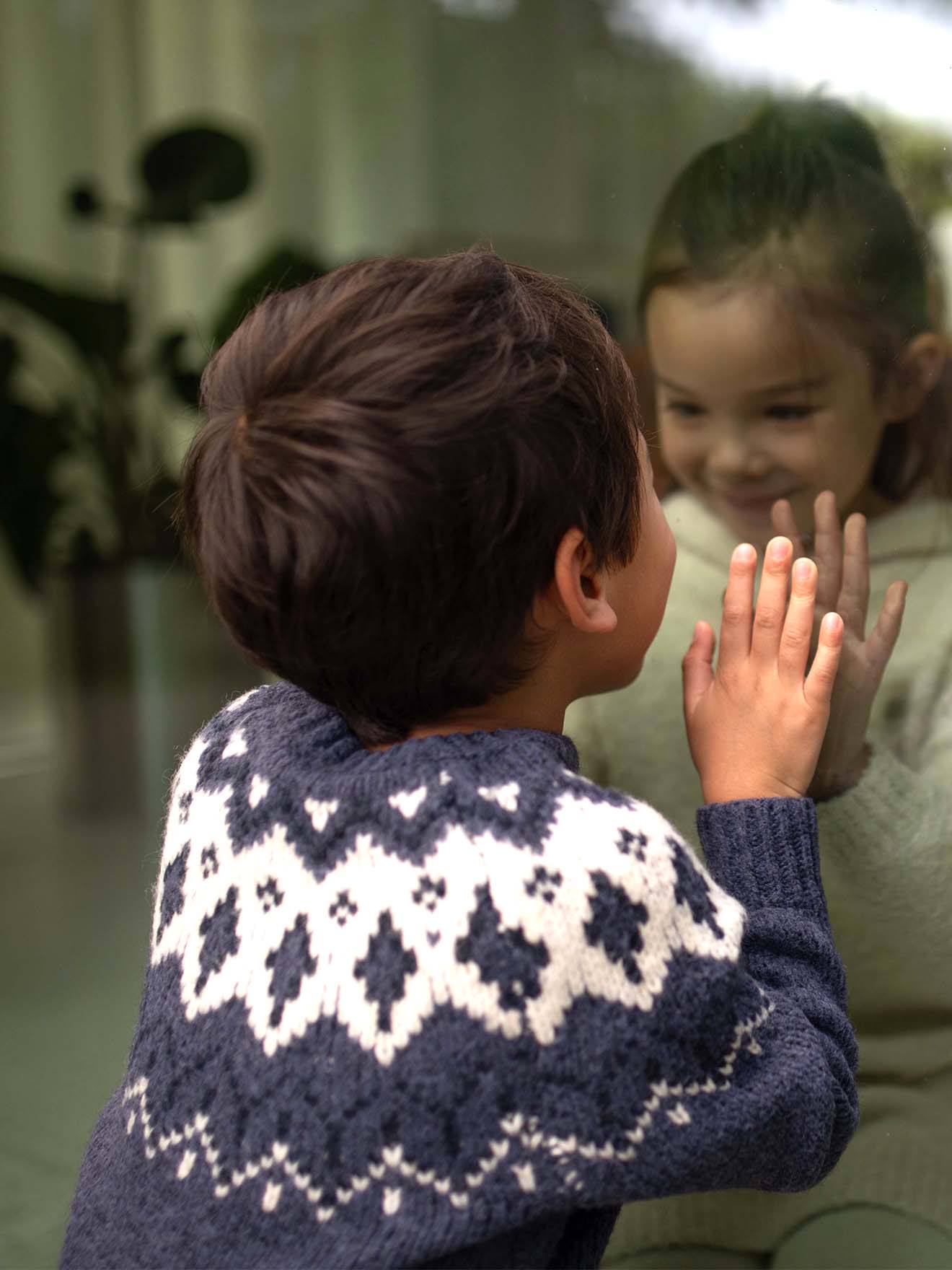 VERTBAUDET Pull Jacquard Col Rond Garçon