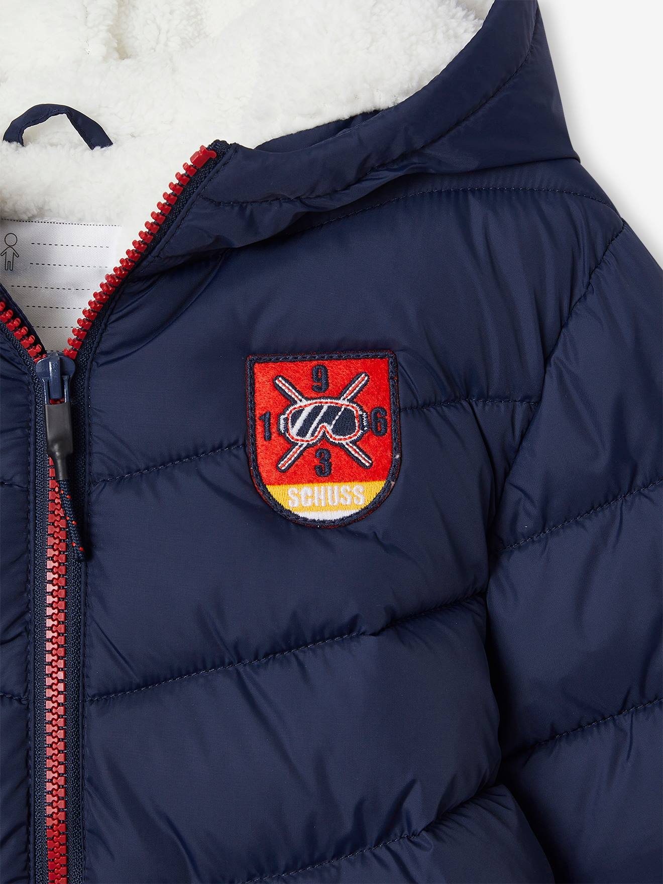 Doudoune Ski Garçon Vertbaudet - Capuche, Doublure Sherpa, 2 Poches Zippées - Chaud Grand Froid - Polyester Recyclé - 5