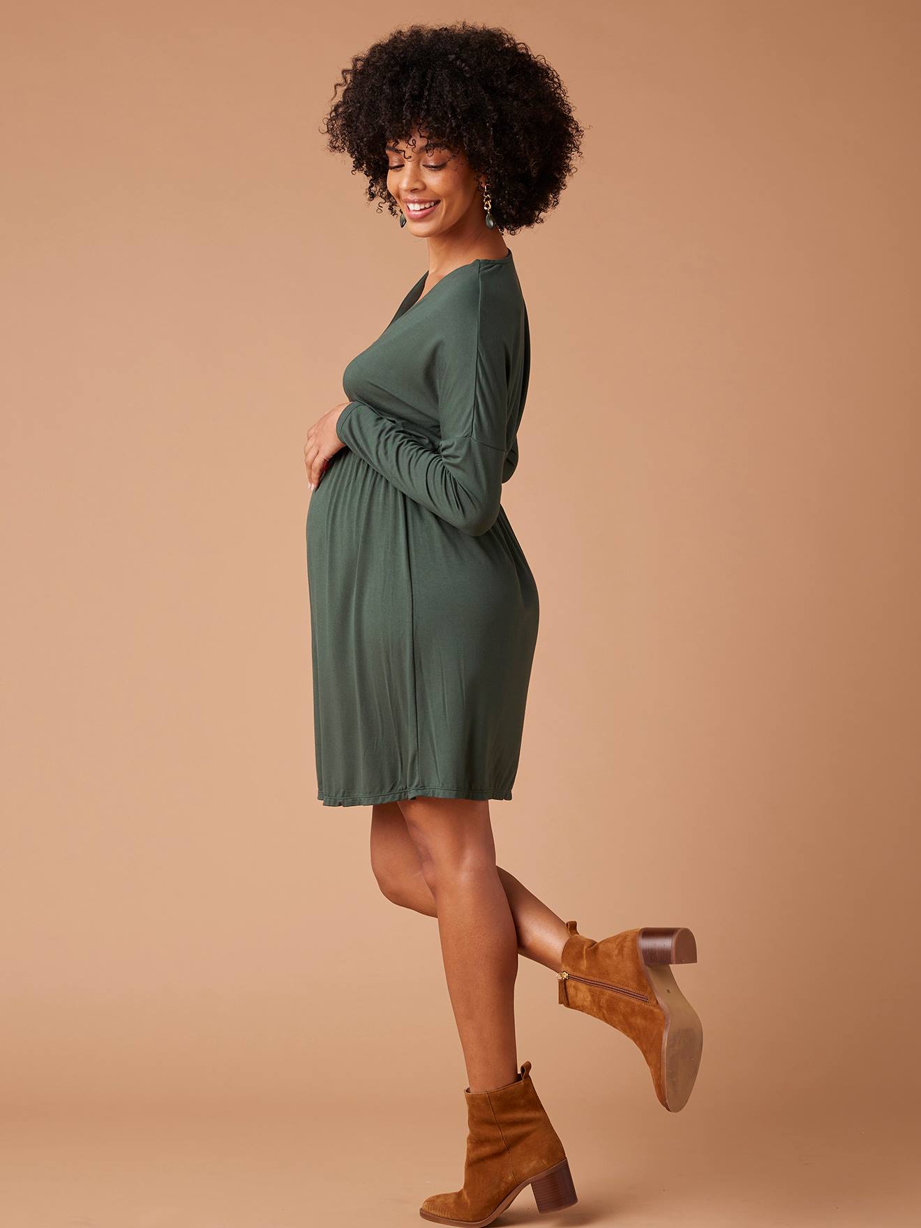 nursing long sleeve dress Long Sleeve Dress, Maternity & Nursing Special, FELICINEOR by ENVIE DE FRAISE