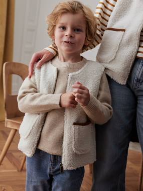 Garçon-Pull, gilet, sweat-Sweat-Gilet sans manches réversible enfant capsule famille