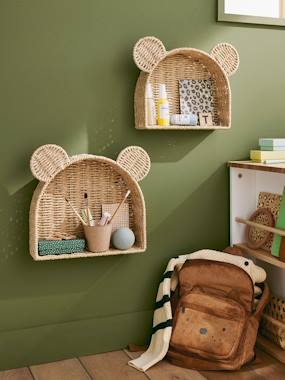 Bedding & Decor-Decoration-Pack of 2 Bear Shelves