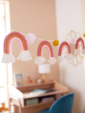 Bedding & Decor-Decoration-Pompoms & Rainbow Garland