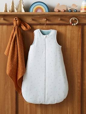 Bedding & Decor-Baby Sleep Bag in Organic Cotton* with opening in the middle, Dreamy