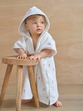 -Poncho de bain bébé GIVERNY personnalisable, avec coton recyclé