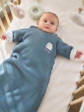 Bedding & Decor-Baby Sleeping Bag with Removable Long Sleeves, Hygge