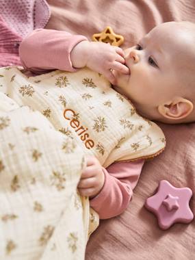 Bedding & Decor-Baby Bedding-Sleeveless Baby Sleep Bag in Cotton Gauze, Barn