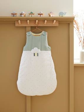 Bedding & Decor-Baby Bedding-Sleeveless Baby Sleep Bag, MENTHE A L'EAU