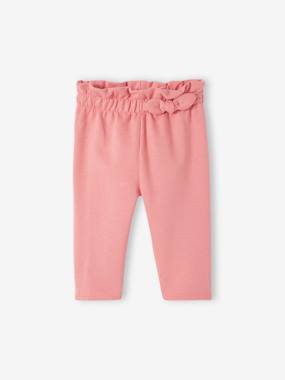 -Pantalon en molleton bébé taille élastiquée