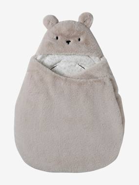 Bébé-Manteau, combipilote, nid d'ange-Nid d'ange transformable en peluche Ourson