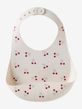 Nursery-Bib with Spill Pocket in Silicone