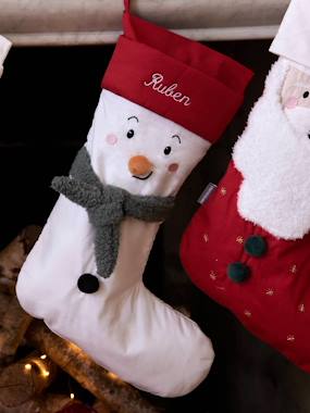 Bedding & Decor-Snowman Christmas Stocking