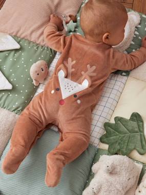 Baby-Pyjamas & Sleepsuits-Christmas Special Reindeer Gift Box with Sleepsuit + Bib  for Babies