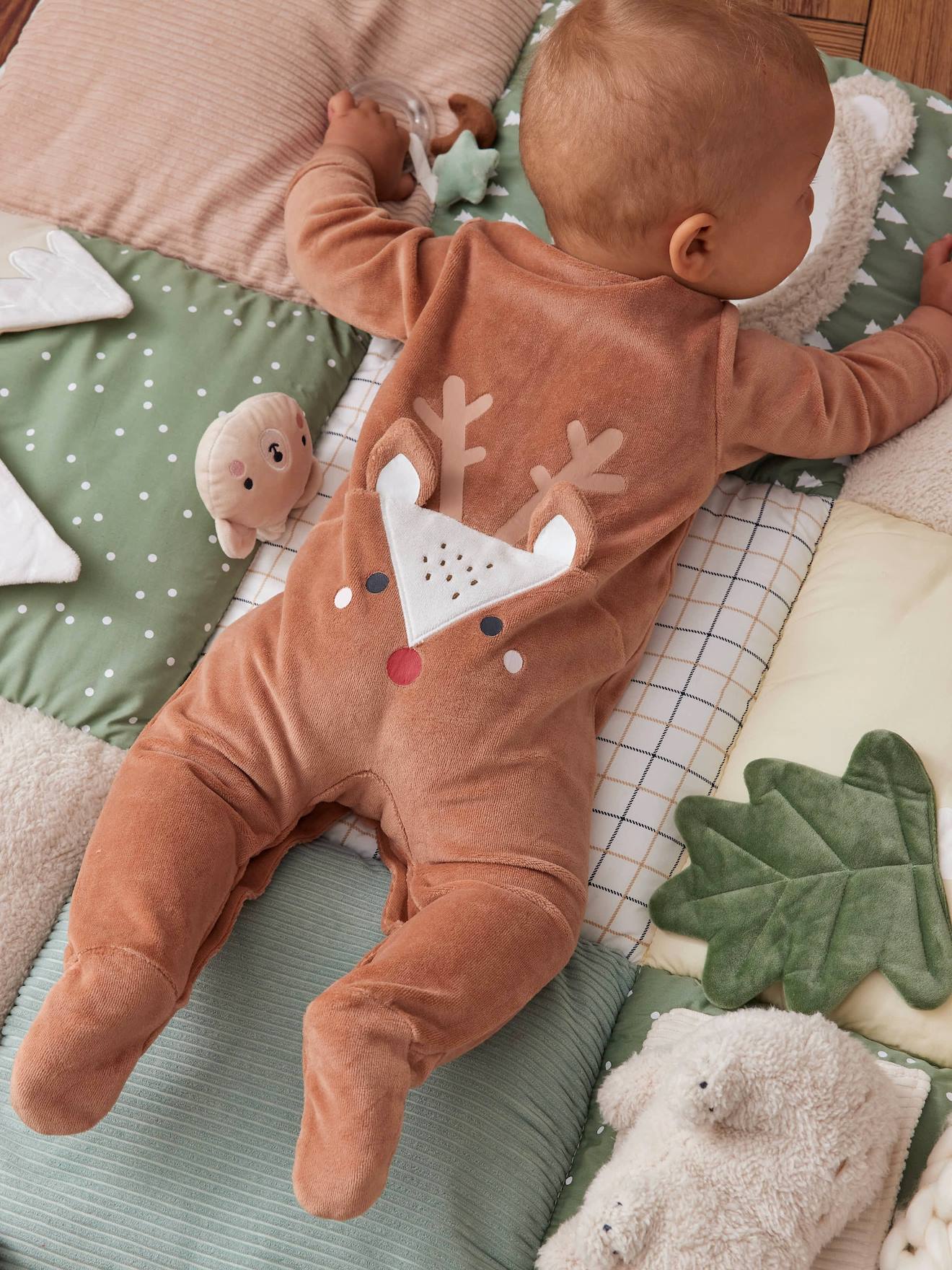 Pyjama Bébé Garçon Avec Gilet Et Bavoir - Taille 0-3 Mois - Neuf Avec étiquette Mini Club Boots