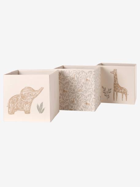 Set of 3 BABYLON storage boxes beige - vertbaudet enfant 
