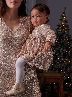 Robe bébé fille à sequins noël  - vertbaudet enfant